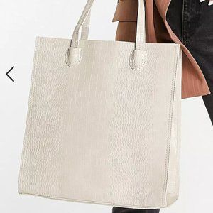 ASOS Faux Croc Tote Bag BRAND NEW
